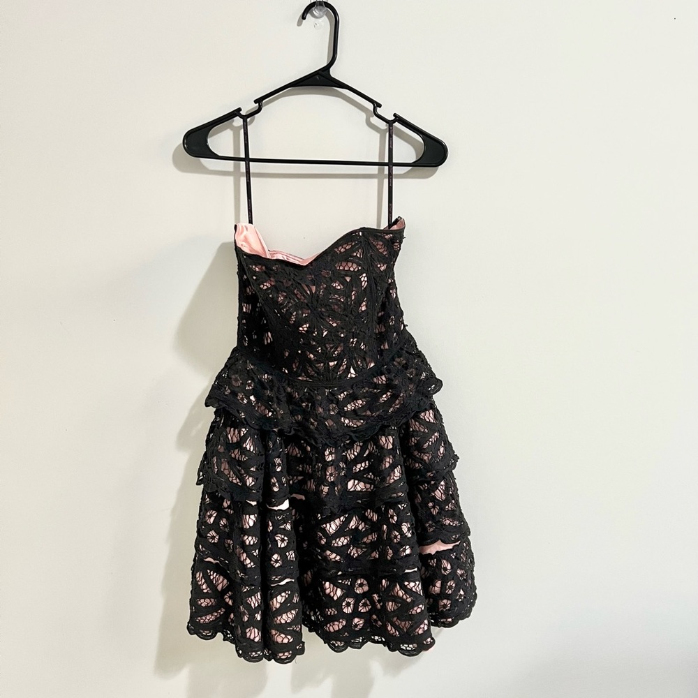 Betsy Johnson Strapless Mini Dress
